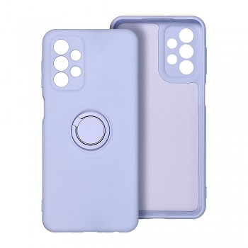 Silikonový kryt Silicone Ring pro Samsung Galaxy A55 5G fialový