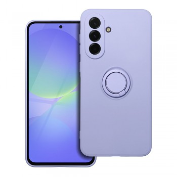 Silikonový kryt s držákem na prst pro Samsung Galaxy A36 5G fialový