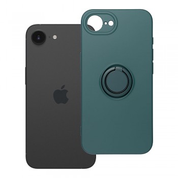 Silikonový kryt Silicone Ring pro iPhone 16e (SE 4 2025) / 17e zelený