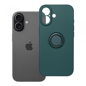 Silikonový kryt Silicone Ring pro iPhone 17 zelený