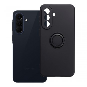 Silikonový kryt s prstýnkem pro Samsung Galaxy A57 5G černý