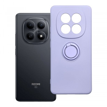 Silikonový kryt Silicone Ring pro Xiaomi Redmi Note 15 5G fialový