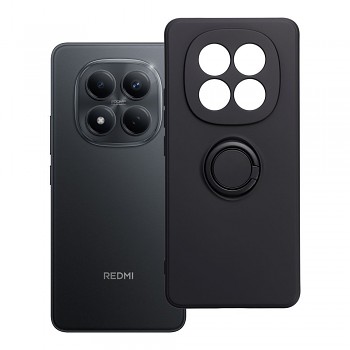 Silikonový kryt s držákem pro Xiaomi Redmi Note 15 5G černý