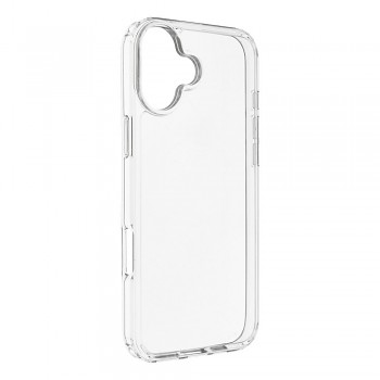 Kryt Super Clear Hybrid pro iPhone 16 Plus průhledný