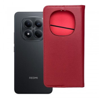 Knížkové kožené pouzdro Smart Pro Book pro Xiaomi Redmi Note 15 5G vínové