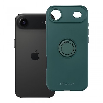Kryt Roar Amber na iPhone 17 Air s držákem na prst zelený