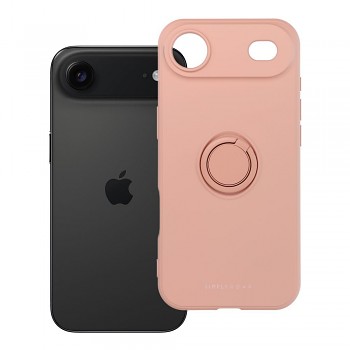 Kryt Roar Amber Case pro iPhone 17 Air s držákem na prst růžový