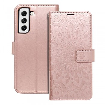 Knížkové pouzdro Mezzo Book mandala pro Samsung Galaxy A32 4G růžově zlaté
