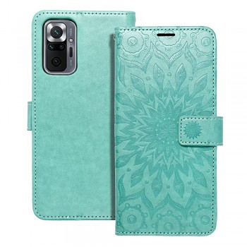Knížkové pouzdro Mezzo Mandala pro Xiaomi Redmi Note 10 Pro zelené