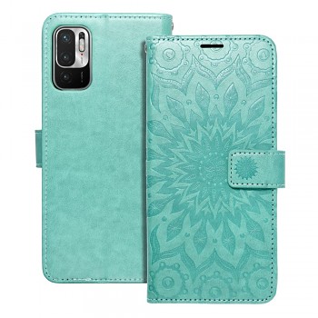 Knížkové pouzdro Mezzo Mandala pro Xiaomi Redmi Note 10 5G / Poco M3 Pro / Poco M3 Pro 5G zelené
