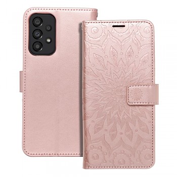 Knížkové pouzdro Mezzo Book mandala pro Samsung Galaxy A33 5G růžově zlaté
