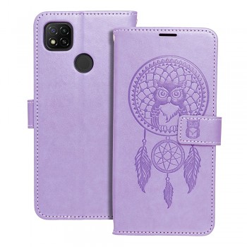 Knížkové pouzdro Mezzo Book pro Xiaomi Redmi 9C / 9C NFC lapač snů fialové