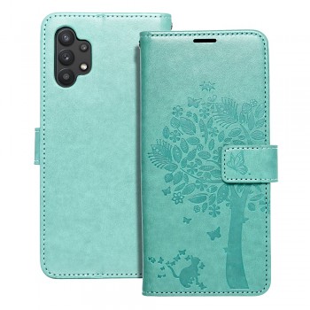 Knížkové pouzdro Mezzo Book pro Samsung Galaxy A32 5G se vzorem stromu zelené
