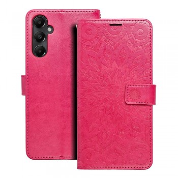 Knížkové pouzdro Mezzo Book pro Samsung Galaxy A05s s motivem mandaly purpurové