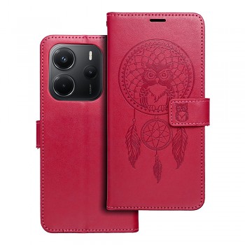 Pouzdro Mezzo Book pro Xiaomi Redmi Note 14 5G lapač snů purpurové