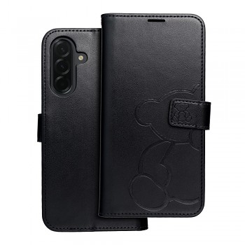 Knížkové pouzdro Mezzo Book pro Samsung Galaxy A36 5G medvídek černé