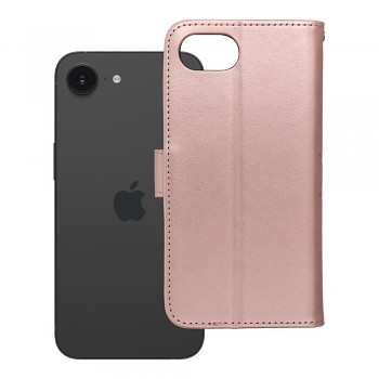 Knížkové pouzdro Mezzo Book mandala pro iPhone 16e (SE 4 2025) růžově zlaté