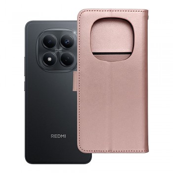 Knížkové pouzdro Mezzo Book pro Xiaomi Redmi Note 14 Pro 4G lapač snů růžově zlaté