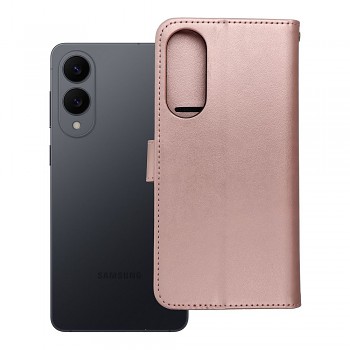 Knížkové pouzdro Mezzo Book pro Samsung Galaxy S25 Edge medvídek růžovozlaté