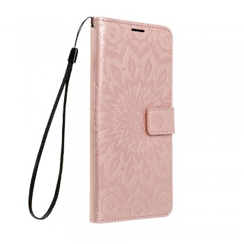 Knížkové pouzdro Mezzo Book mandala pro iPhone 17 Pro / 18 Pro růžově zlaté