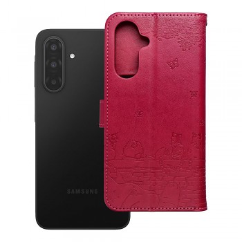 Knížkové pouzdro Mezzo Book pro Samsung Galaxy A17 s motivem koček červené