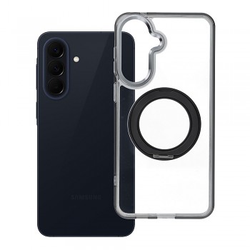 Kryt Frame Circle Stand pro Samsung Galaxy A57 s podporou MagSafe a stojánkem černý