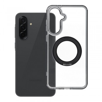 Kryt pro Samsung Galaxy A36 Frame Circle Stand kompatibilní s MagSafe černý