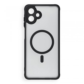 Kryt Full Matte Mag Cover s MagSafe pro Samsung Galaxy A07 / A08 černý