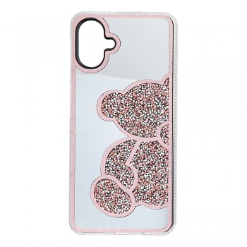 Kryt Teddy Bear pro Samsung A07 / A08 růžový