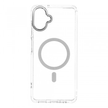 Hybridní kryt Frame Clear Mag s podporou MagSafe pro Samsung Galaxy A07 / A08 průhledný
