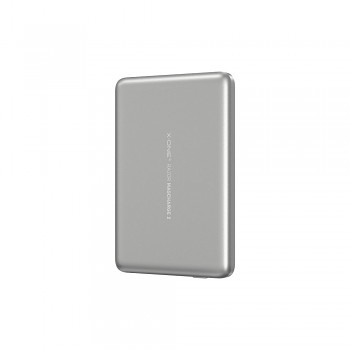 Magnetická powerbanka X-ONE Razor 2 Magcharge Ultraslim 7.6mm kompatibilní s MagSafe 5000mAh stříbrná