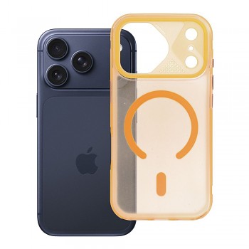 Kryt Aurora pro iPhone 17 Pro / iPhone 18 Pro s podporou MagSafe oranžový