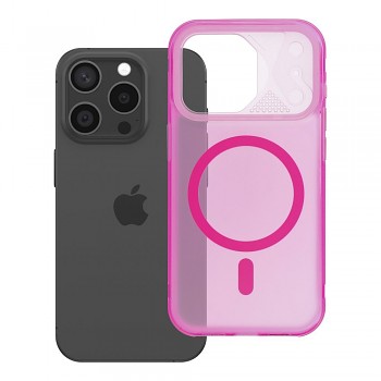 Kryt Aurora pro iPhone 15 Pro s MagSafe růžový