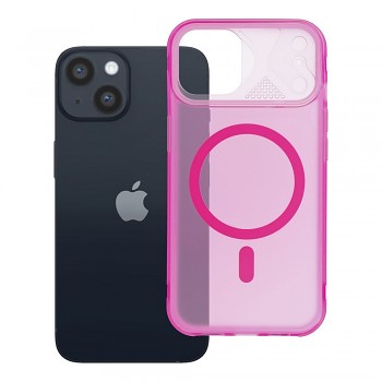 Kryt Aurora s MagSafe pro iPhone 14 růžový