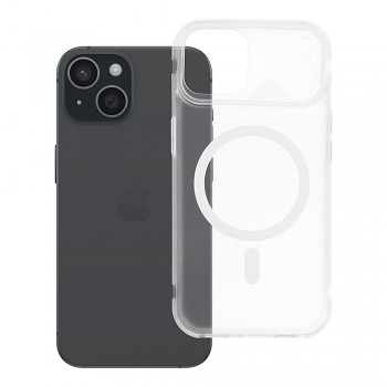 Kryt Aurora pro iPhone 15 s MagSafe bílý