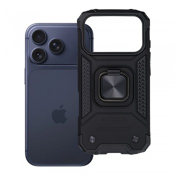 Odolný kryt Nitro pro iPhone 18 Pro / 17 Pro s držákem černý