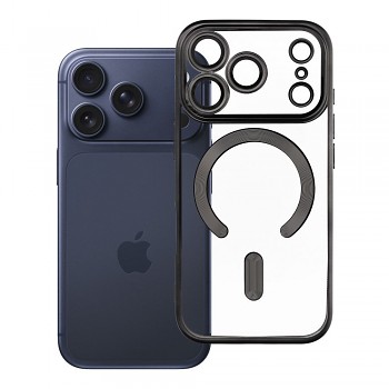 Kryt Electro Mag Cover pro iPhone 18 Pro / 17 Pro s podporou MagSafe černý
