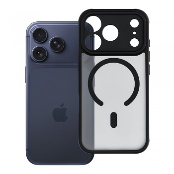 Kryt Full Matte Mag Cover pro iPhone 18 Pro / 17 Pro kompatibilní s MagSafe černý