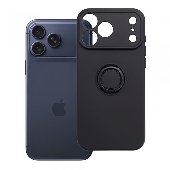 Silikonový kryt Silicone Ring pro iPhone 18 Pro Max / 17 Pro Max černý