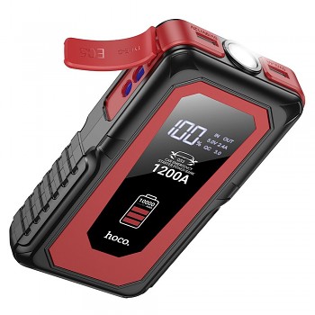 Powerbanka Hoco QS3 10000 mAh 2.4A 18W se startérem do auta černá
