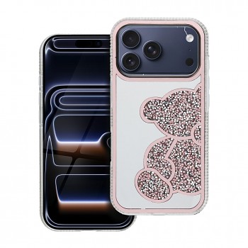 Kryt Teddy Bear pro iPhone 18 Pro / 17 Pro růžový