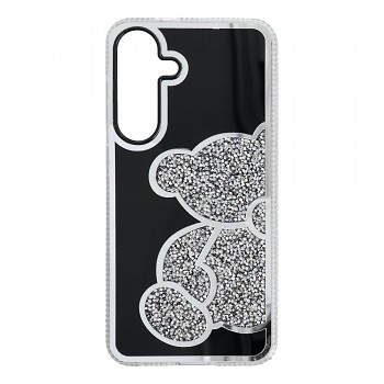 Kryt Teddy Bear pro Samsung Galaxy S25 FE / S26 FE stříbrný