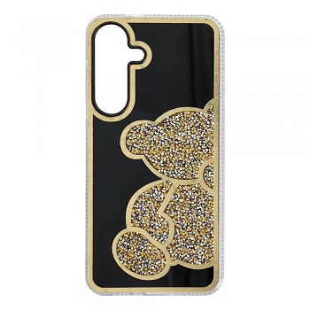 Kryt Teddy Bear pro Samsung Galaxy S25 FE / S26 FE zlatý