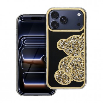 Kryt pro iPhone 18 Pro Max / 17 Pro Max Teddy Bear zlatý