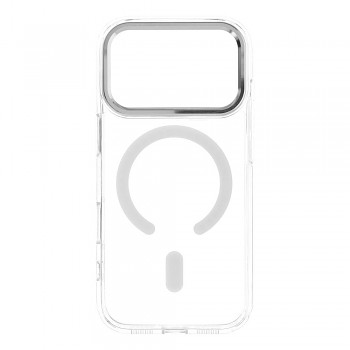 Kryt Frame Clear Hybrid Mag pro iPhone 18 Pro / 17 Pro s podporou MagSafe průhledný