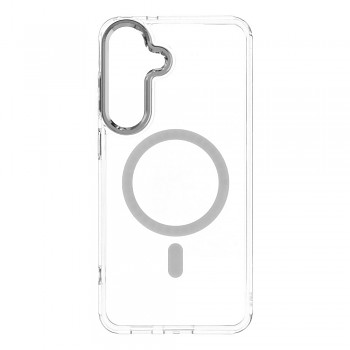 Kryt Frame Clear Hybrid Mag pro Samsung Galaxy S25 FE / S26 FE s MagSafe průhledný