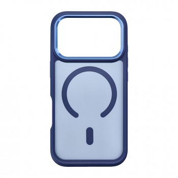 Kryt pro iPhone 18 Pro / 17 Pro Forcell F-Protect Smoke Hybrid Premium s MagSafe tmavě modrý