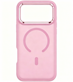 Kryt pro iPhone 18 Pro / 17 Pro Forcell F-Protect Smoke Hybrid Premium s MagSafe růžový