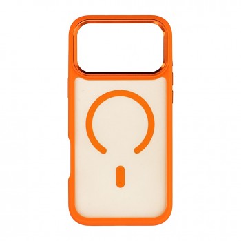 Kryt Forcell F-Protect Smoke Hybrid Premium pro iPhone 18 Pro Max / 17 Pro Max s MagSafe oranžový