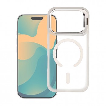 Kryt pro iPhone 18 Pro Max / 17 Pro Max Forcell F-Protect Shadow Stand Premium s MagSafe stříbrný